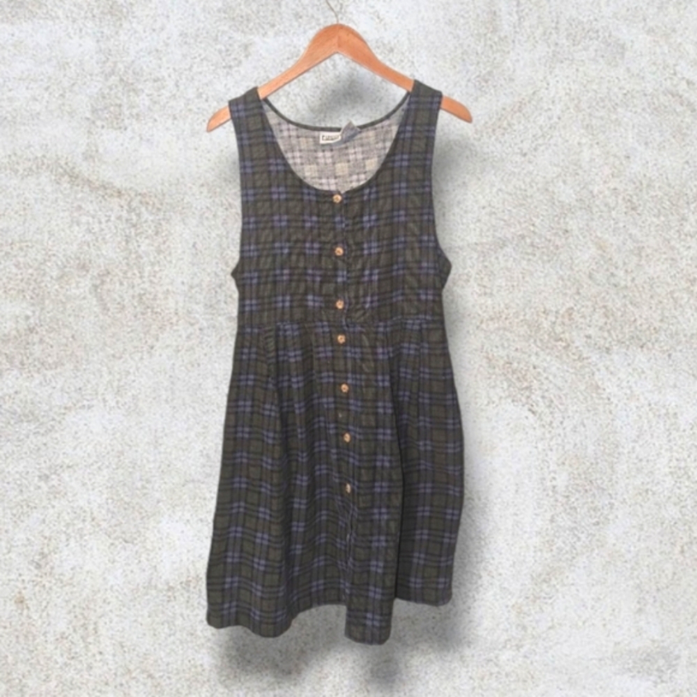 Vintage Corduroy 90s Dress Size M
